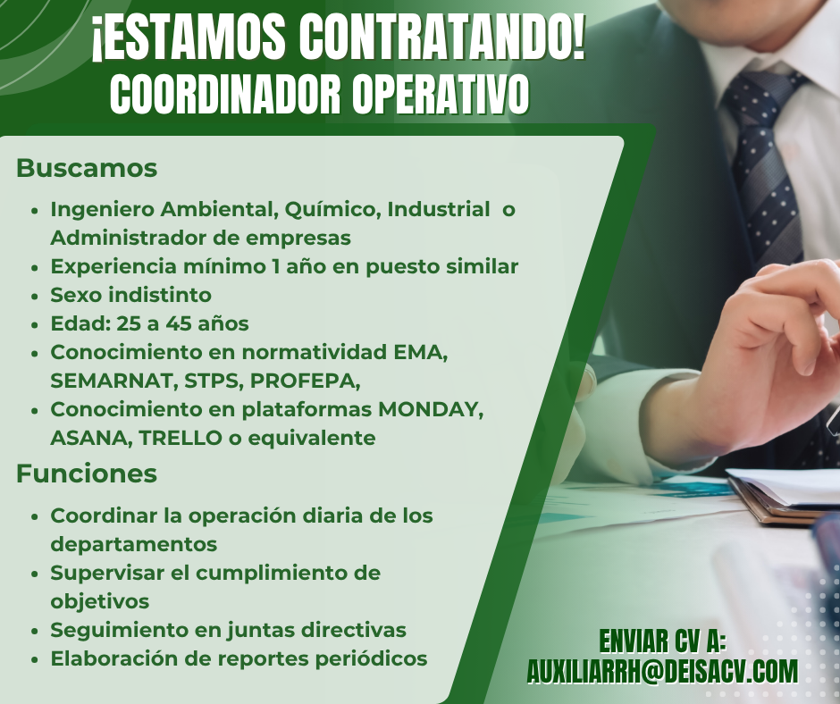 Vacante para auxiliar de Recursos Humanos