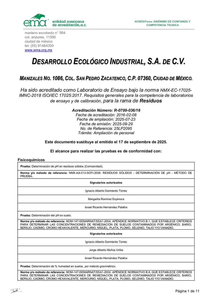 Portada de ACREDITACIÓN-EMA-SUELOS Y RESIDUOS