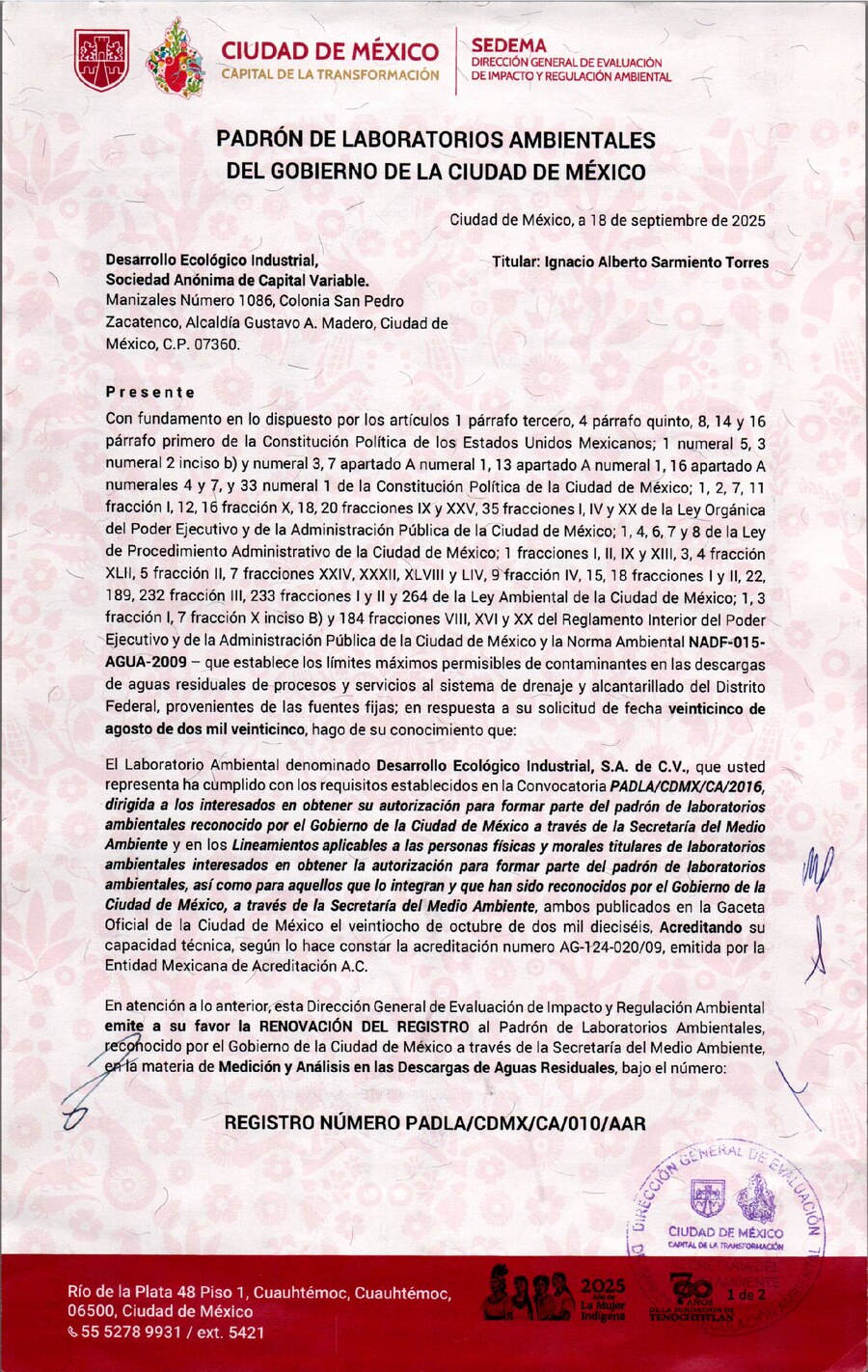 Portada de REGISTRO-PADLA-AGUAS RESIDUALES